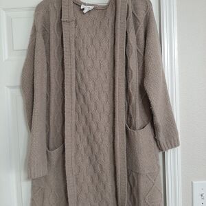Olive & Oak Taupe Women's Cardigan